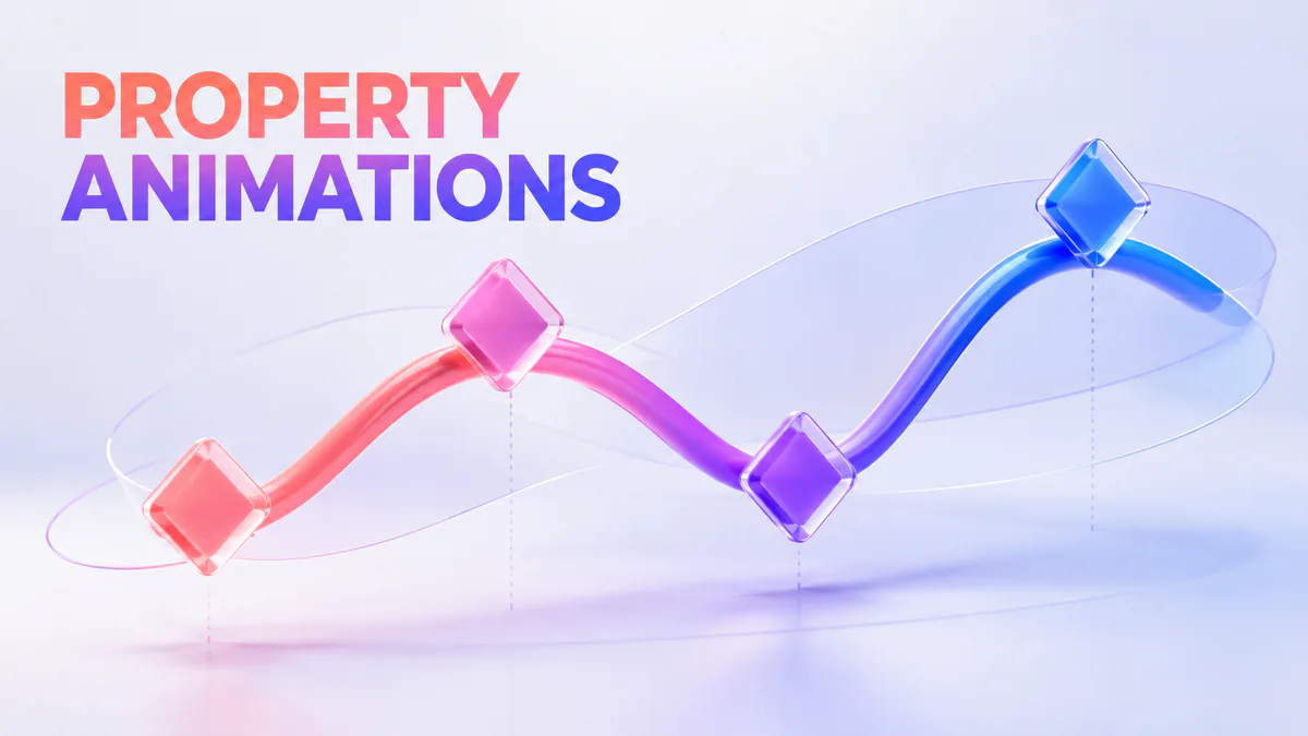 Copertina del tool property animations per After Effects